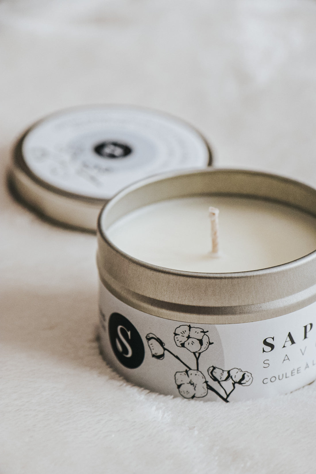 Bougie de soya – Coton frais