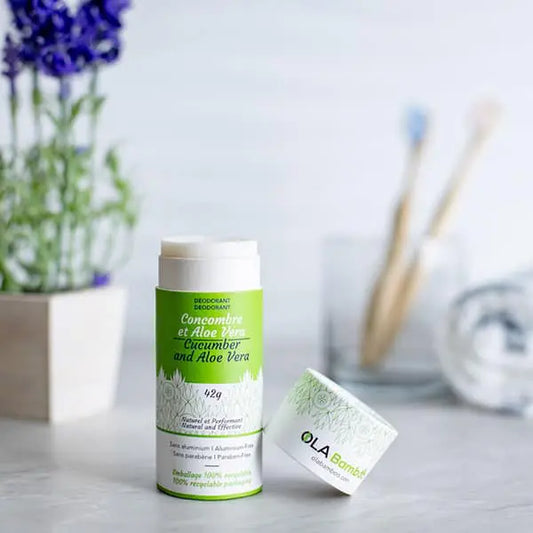 Déodorant Naturel – Concombre et Aloe Vera de Ola Bamboo
