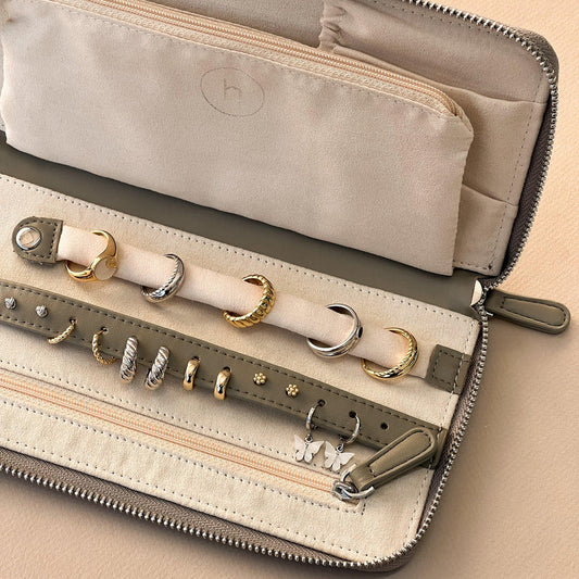 Étui de voyage pour bijoux - Sauge
