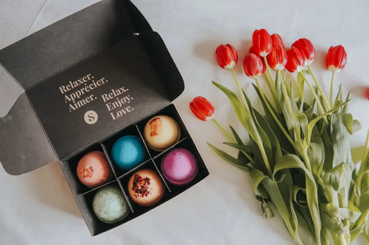 Coffret de bombes de bain cocktail de Saponaria