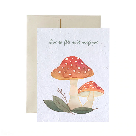 Carte Champignons magiques de Flowerink