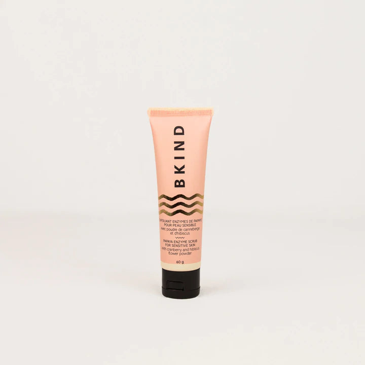 Exfoliant visage pour peau sensible aux enzymes de papaye de BKIND