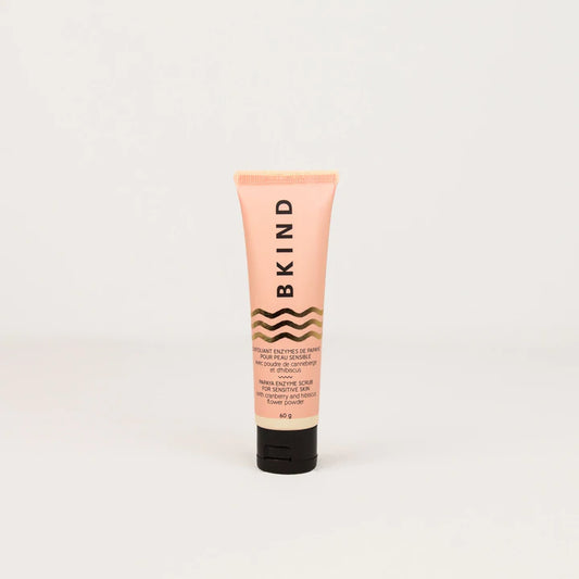 Exfoliant visage pour peau sensible aux enzymes de papaye de BKIND