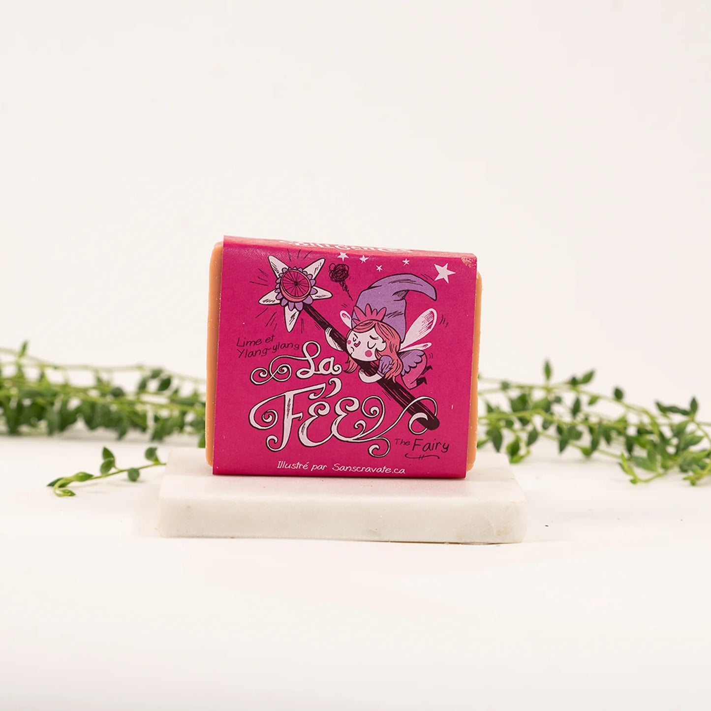 Savon La Fée - lime et ylang-ylang 100 g de la Savonnerie des Diligences