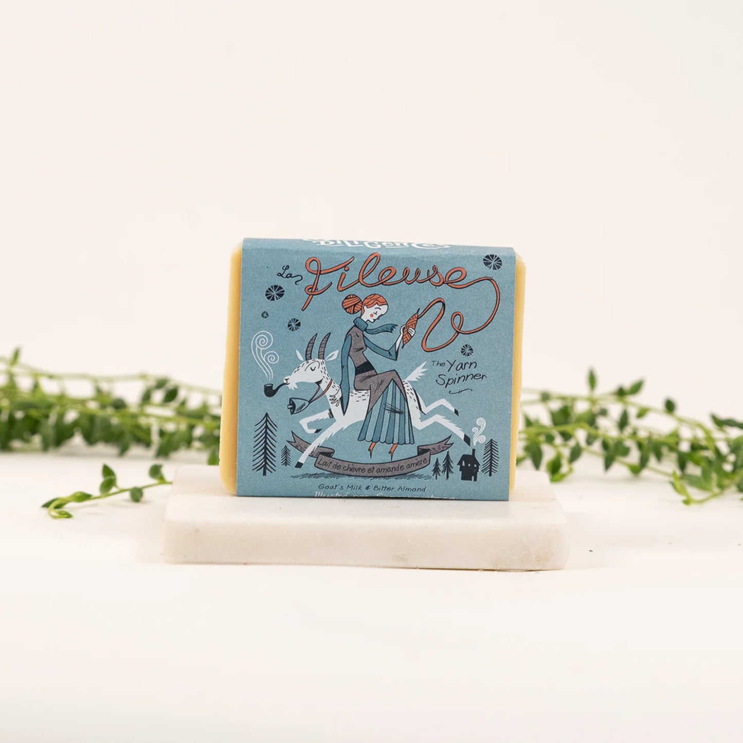 Savon La Fileuse - lait de chèvre et amande amère 100 g