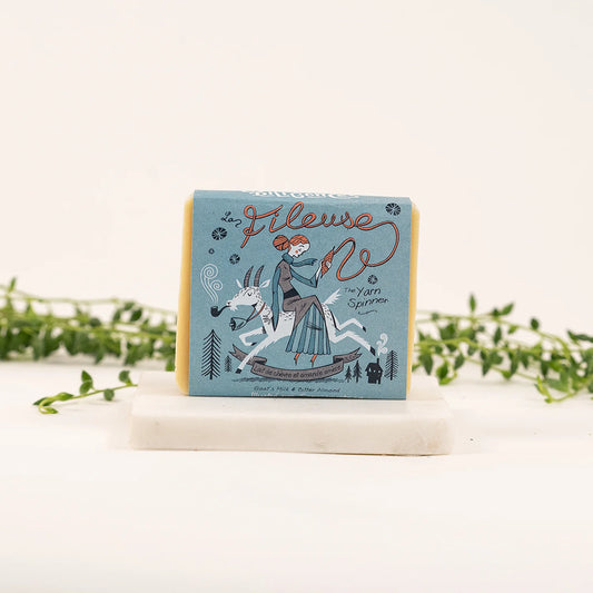 Savon La Fileuse - lait de chèvre et amande amère 100 g