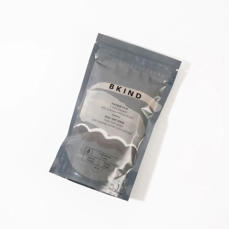 Masque film à base d'algues - Lavande, mélisse et açaï