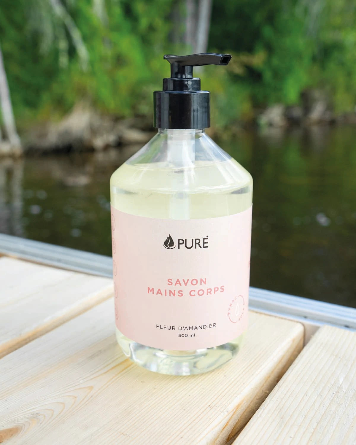 Savon main et corps fleur d'amandier de Pure