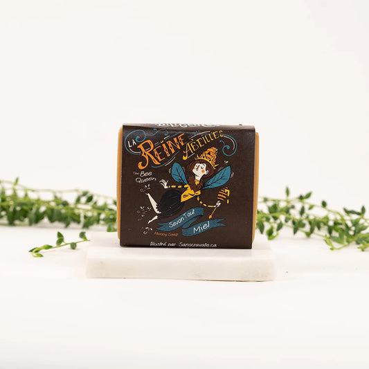 Savon La Reine des abeilles - miel 100 g de la Savonnerie des Diligences