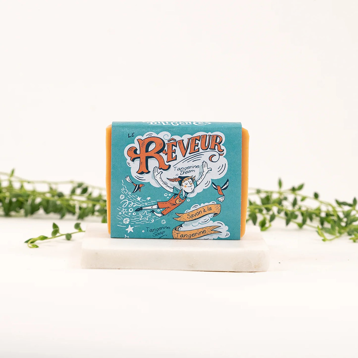 Savon Le Rêveur - tangerine 100 g de la Savonnerie des Diligences