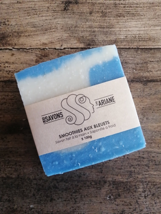 Savon Smoothies aux bleuets - Les savons d'Ariane