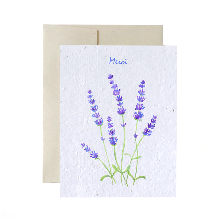 Carte Lilas de Flowerink