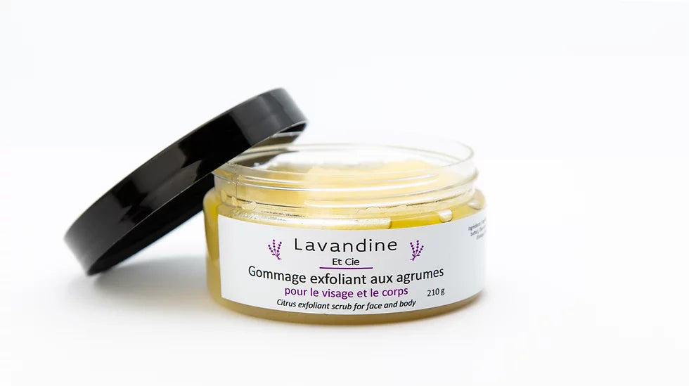 Gommage exfoliant aux agrumes de Lavandine et Cie