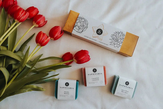 Trio de savons effluves printaniers de Saponaria