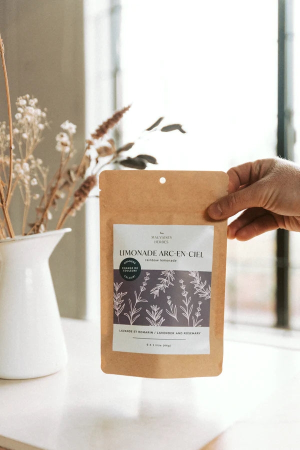 LIMONADE ARC-EN-CIEL - LAVANDE ET ROMARIN des Mauvais Herbes
