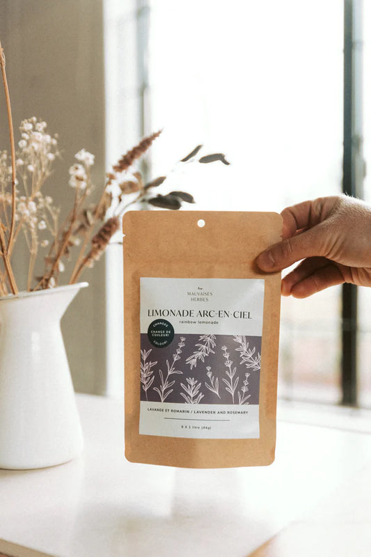 LIMONADE ARC-EN-CIEL - LAVANDE ET ROMARIN des Mauvais Herbes