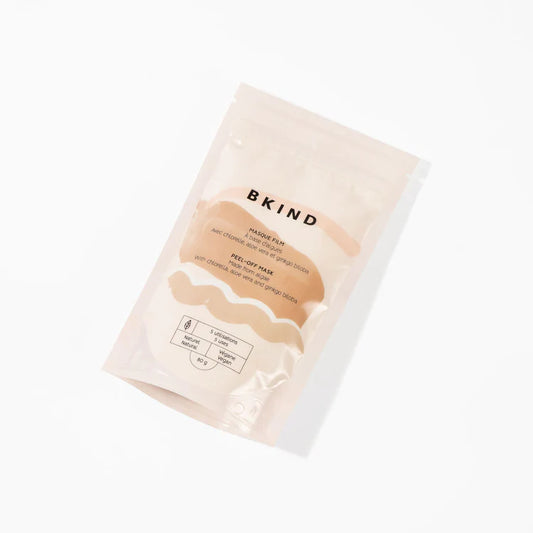 Masque film à base d'algues - Chlorelle, Aloe vera et Ginkgo biloba de Bkind