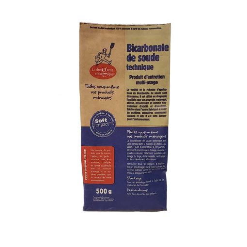 Bicarbonate de soude – 500g Sac kraft