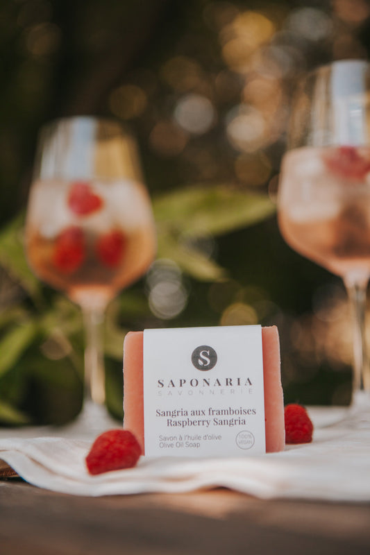 Savon – Sangria aux framboises de Saponaria