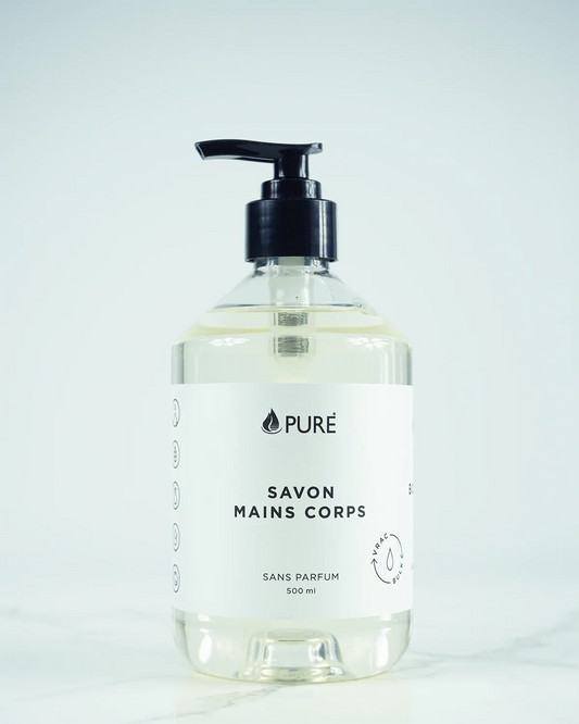 Savon mains corps-sans parfum