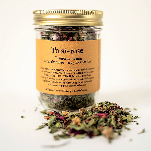 Tisane Tulsi-Rose de la Fée des Bois