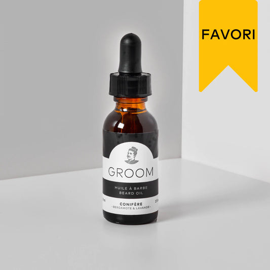 Huile pour la barbe fragrance conifère de Groom - 30ml