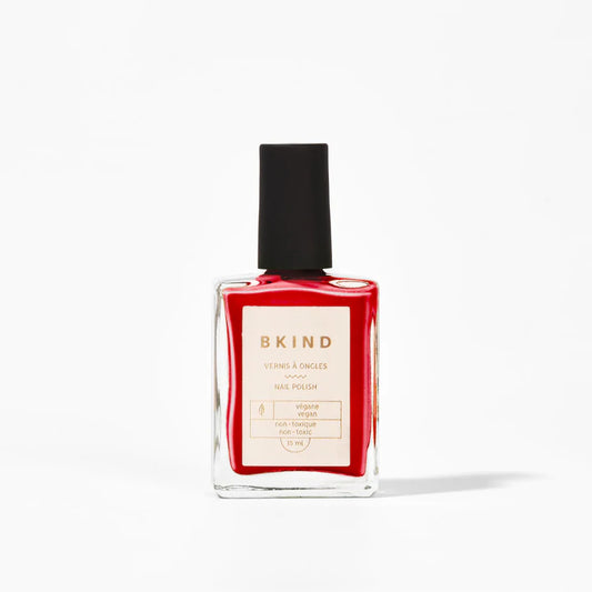 Vernis à ongle couleur Lady in red de BKIND